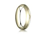 Benchmark® 14k Gold 5.0mm Slightly Domed Super Light Comfort-fit Wedding Band / Ring