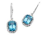 Genuine Blue Topaz Earrings by Effy Collection®