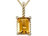 Genuine Citrine Pendant by Effy Collection®