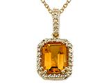 Genuine Citrine Pendant by Effy Collection®