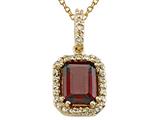 Genuine Garnet Pendant by Effy Collection®