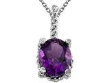 Genuine Amethyst Pendant by Effy Collection®