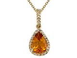 Genuine Citrine Pendant by Effy Collection®