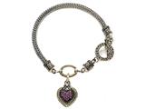 Pink Sapphire Sterling Silver Bracelet by Effy Collection