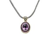 Amethyst Sterling Silver Necklace by Effy Collection