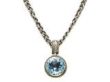 Blue Topaz Sterling Silver Necklace by Effy Collection