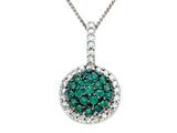 Genuine Emerald and Diamond Pendant by Effy Collection®