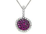 Genuine Ruby and Diamond Pendant by Effy Collection®