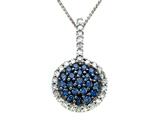Genuine Sapphire and Diamond Pendant by Effy Collection®