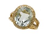 Genuine Green Amethyst Ring by Effy Collection®