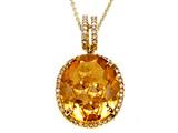 Genuine Citrine Pendant by Effy Collection®