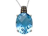 Genuine Blue Topaz Pendant by Effy Collection®