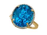 Genuine Blue Topaz Ring by Effy Collection®