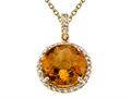 Genuine Citrine Pendant by Effy Collection®