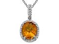 Genuine Citrine Pendant by Effy Collection®