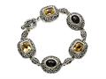 Citrine and Smoky Quartz Sterling Silver Bracelet by Effy Collection