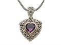 Amethyst Sterling Silver Necklace by Effy Collection