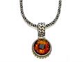 Silver and 18kt Yellow Gold Genuine Citrine Necklace by Effy Collection®