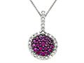Genuine Ruby and Diamond Pendant by Effy Collection®