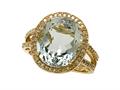 Genuine Green Amethyst Ring by Effy Collection®