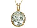 Genuine Green Amethyst Pendant by Effy Collection®