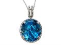 Genuine Blue Topaz Pendant by Effy Collection®