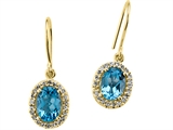 Genuine Blue Topaz Earrings by Effy Collection®