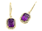 Genuine Amethyst Earrings by Effy Collection®