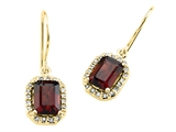 Genuine Garnet Earrings by Effy Collection®