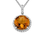 Genuine Citrine Pendant by Effy Collection®