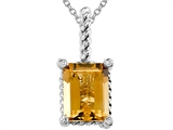 Genuine Citrine Pendant by Effy Collection®