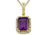 Genuine Amethyst Pendant by Effy Collection®