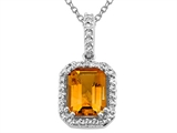 Genuine Citrine Pendant by Effy Collection®
