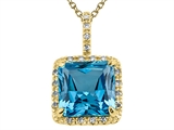 Genuine Blue Topaz Pendant by Effy Collection®