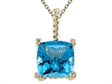 Genuine Blue Topaz Pendant by Effy Collection®