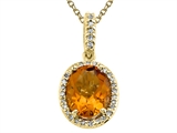Genuine Citrine Pendant by Effy Collection®