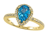 Genuine Blue Topaz Ring by Effy Collection®