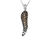 Carlo Viani® Brown Diamonds Pendant