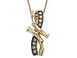 Carlo Viani® Brown Diamonds Bamboo Pendant