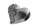 Zable™ Sterling Silver Heart-Broken Bead / Charm