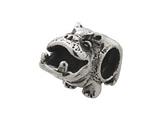 Zable™ Sterling Silver Hippopotamus Bead / Charm