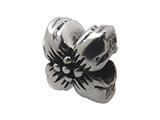 Zable™ Sterling Silver Flower-Big Leaves Bead / Charm