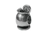 Zable™ Sterling Silver Iced Tea Glass Bead / Charm