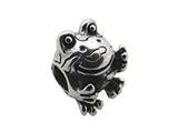 Zable™ Sterling Silver Frog Bead / Charm