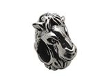 Zable™ Sterling Silver Horse Face Bead / Charm