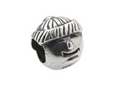 Zable™ Sterling Silver Boy Face Bead / Charm