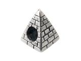 Zable™ Sterling Silver Pyramid Bead / Charm