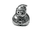 Zable™ Sterling Silver Snowman Bead / Charm