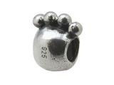 Zable™ Sterling Silver Paw Bead / Charm