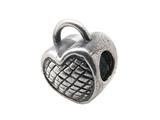 Zable™ Sterling Silver Heart Lock Bead / Charm